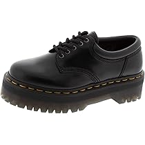 Dr.Martens 8053 QUAD RETRO UK4 5ホール 24cm 8053 Leather Platform Casual Shoes in Black | Dr. Martens